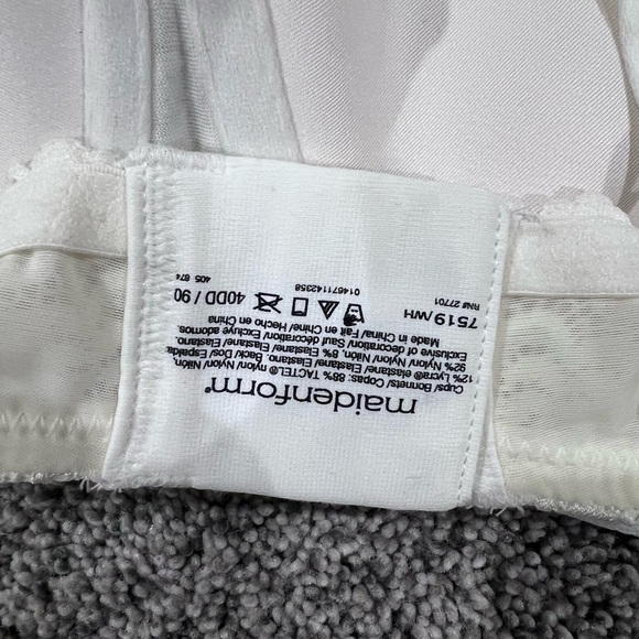NWT! Maidenform Flex To Fit Full support Underwire Cream Bra Size 40DD - Picture 7 of 9
